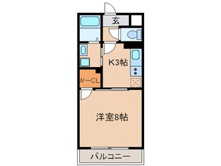 蔵岡マンションの物件間取画像